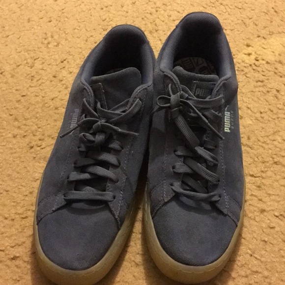 Puma Other - Blue Suede Pumas for Men💙